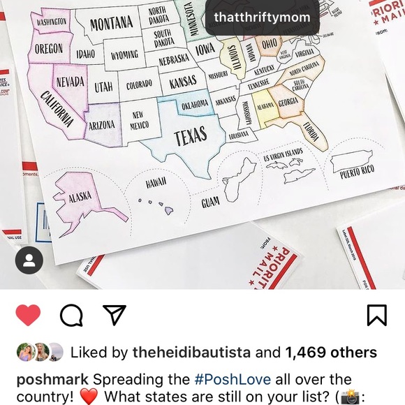 FREE Posh sales tracking map - Picture 4 of 4